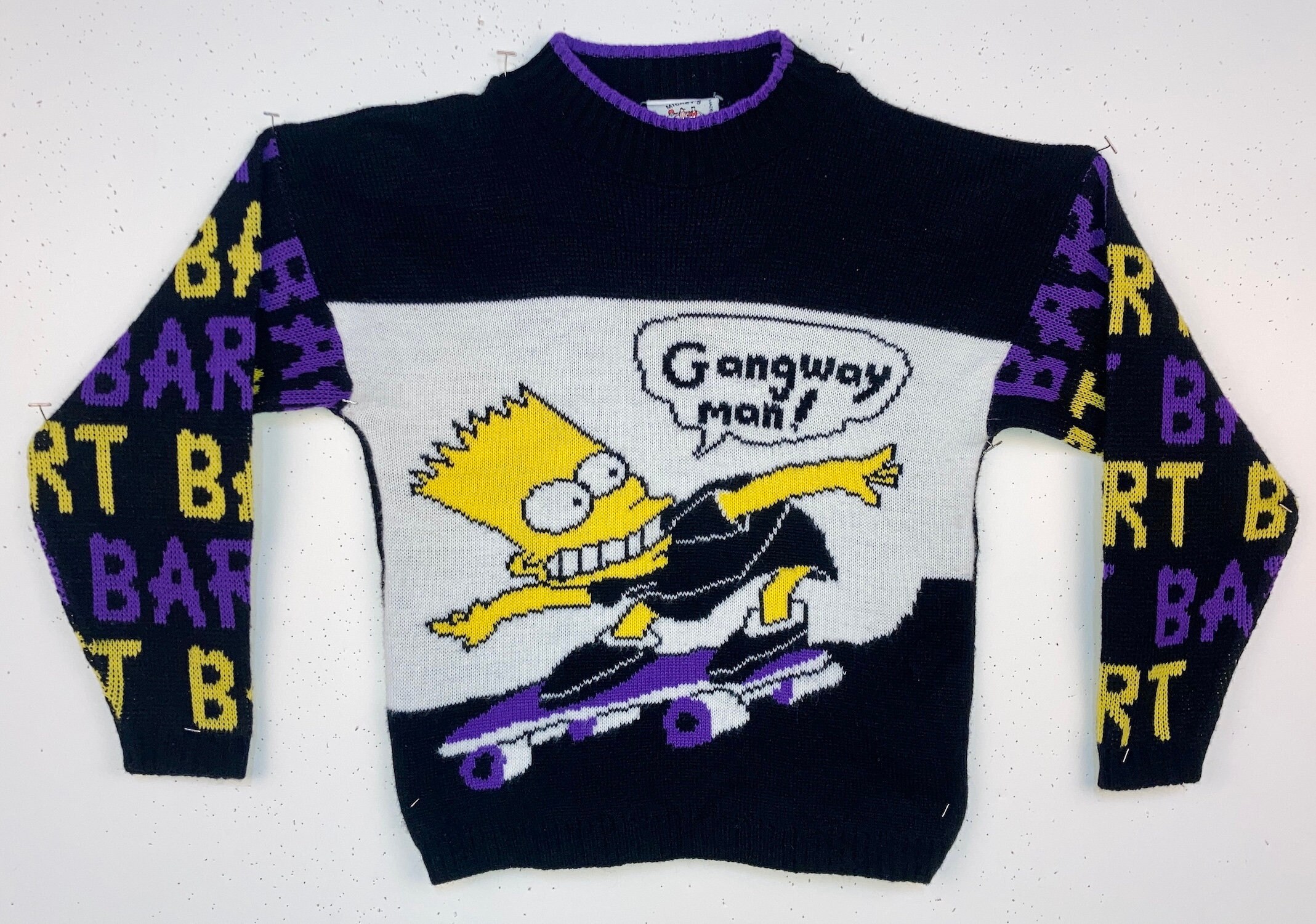 Bart simpson purple sweater hotsell