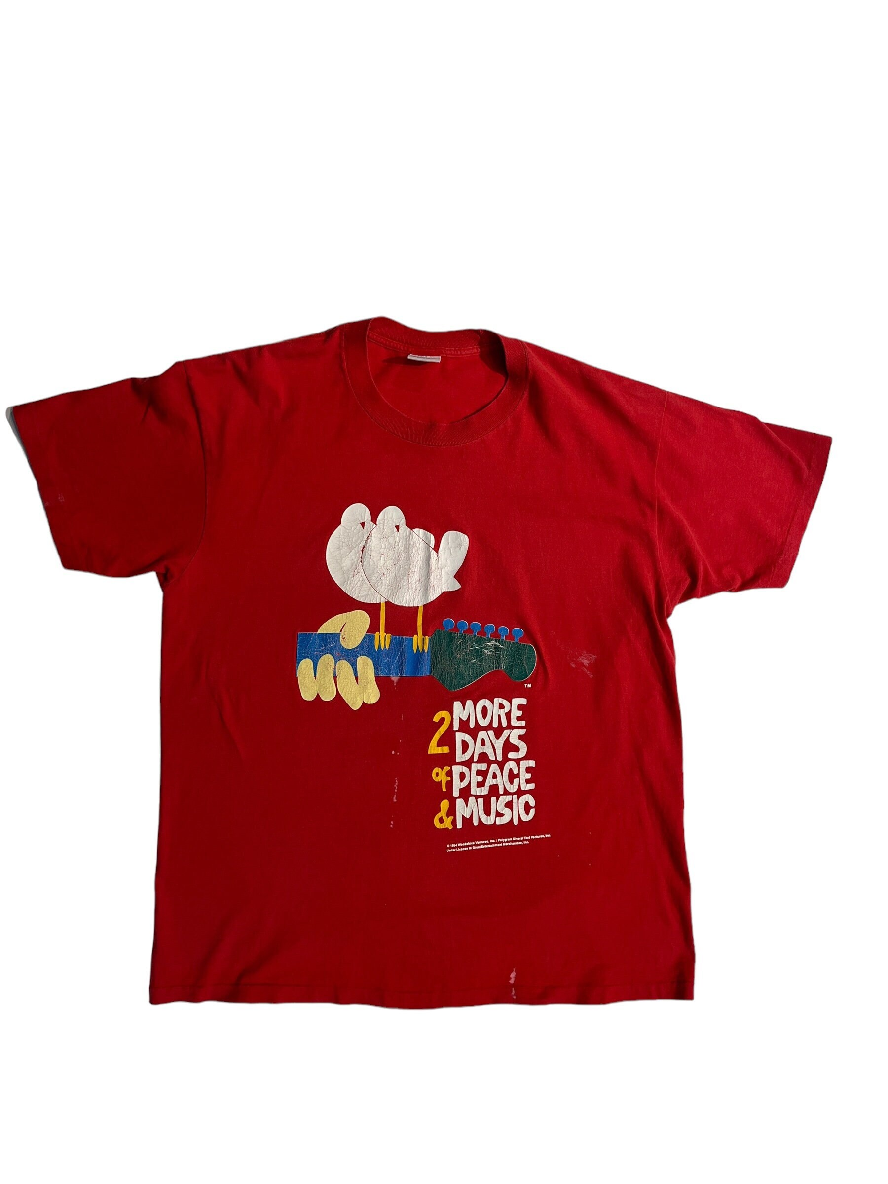 完璧すぎて可愛げがない | T-shirt Festival Woodstock 1994 Vintage Etsy - XL Size ミュージシャン
