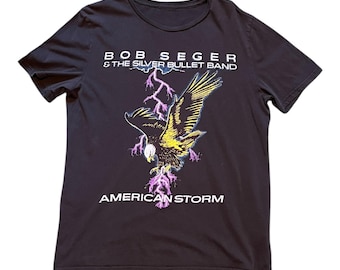 Vintage 1986 Bob Seger & the Silver Bullet Band Tour Shirt - Etsy