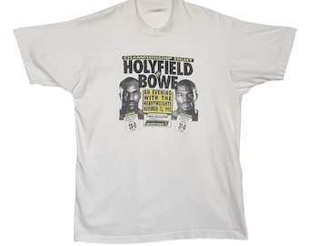 Evander Holyfield Riddick Bowe Vintage 1995 T-shirt (L) - Etsy