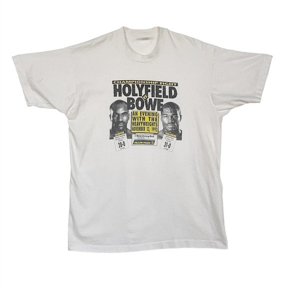 Vintage 90s Holyfield Vs Bowe Boxing T-Shirt 90's ヴィンテージ