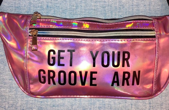 Get Your Groove Arn Fanny Pack Iridescent Pink wi… - image 5