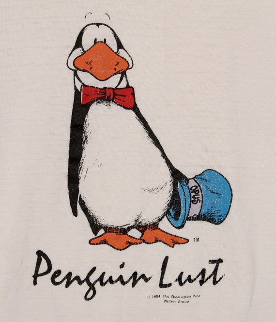 1984 Penguin Lust Vintage Tee - Vintage Washingto… - image 2