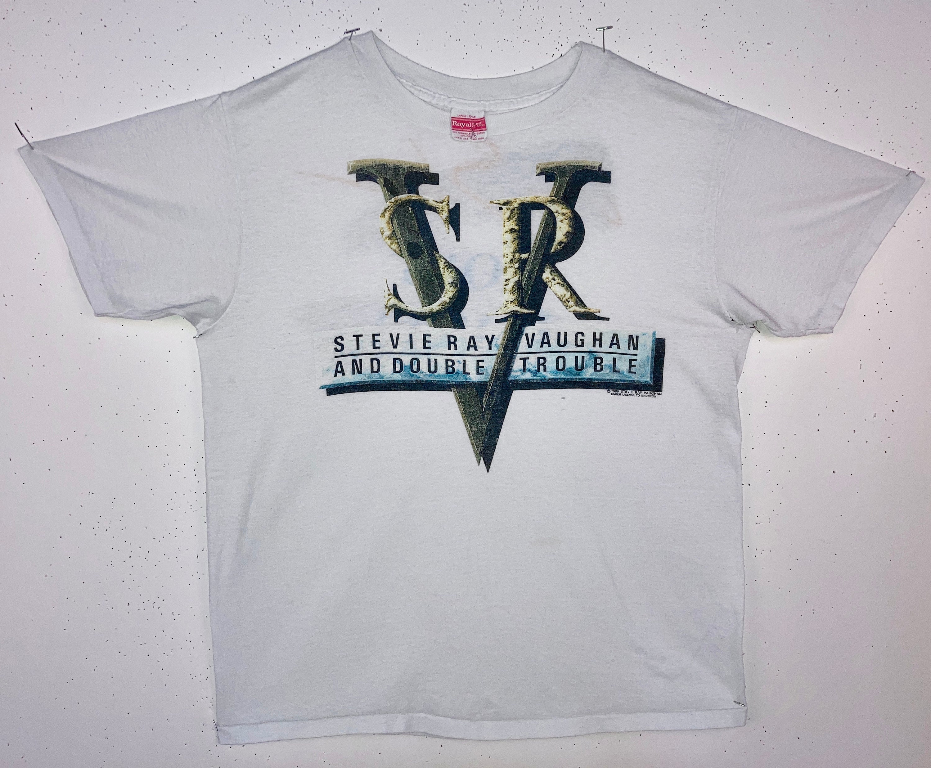食品・日用品 半額ストア Stevie 1989 Ray Etsy - Large Size T-shirt Tour Vaughan ミュージシャン
