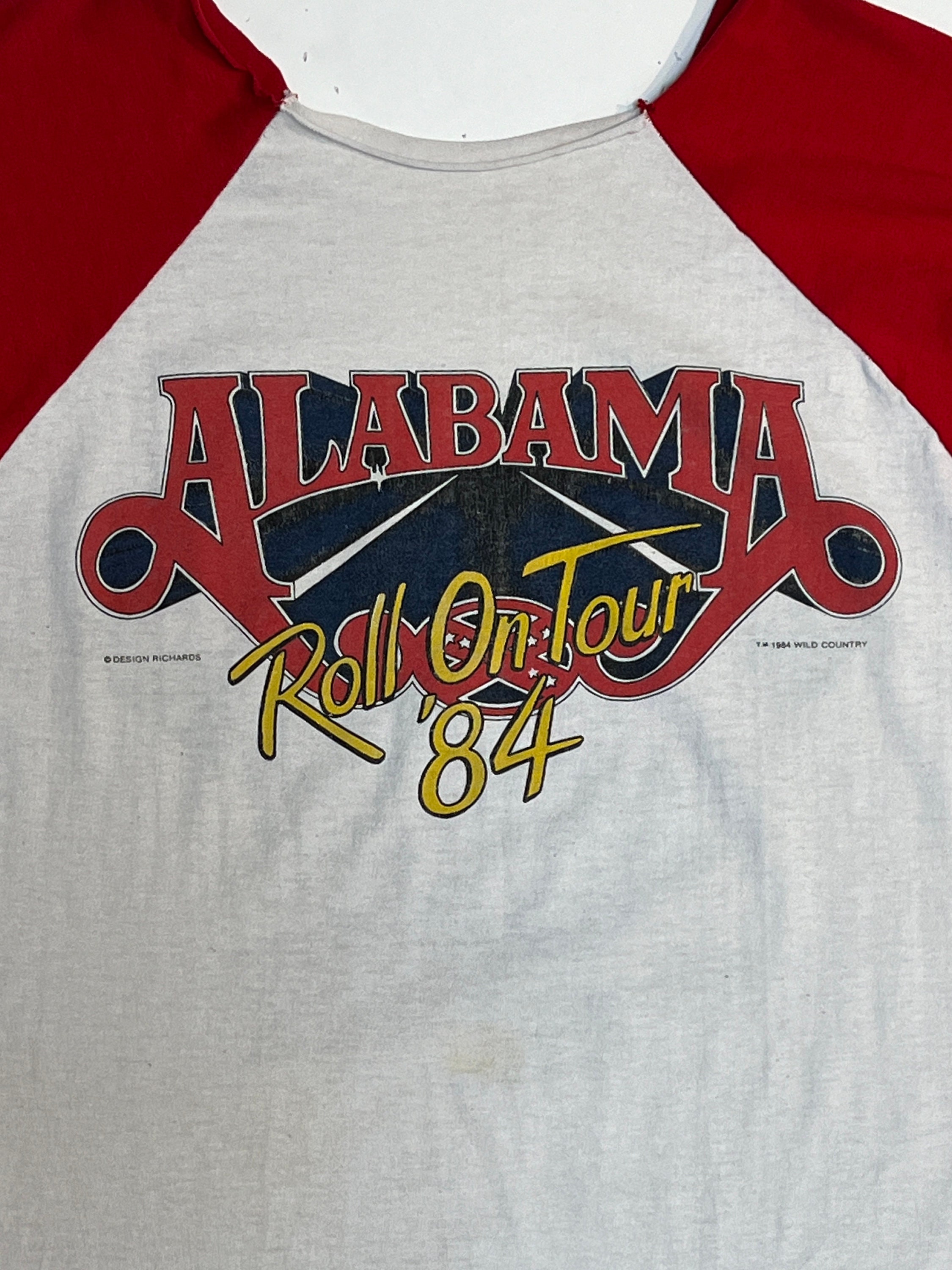 80sラグランTシャツALABAMAバンド84 80sラグランTシャツALABAMAバンド84 トップス