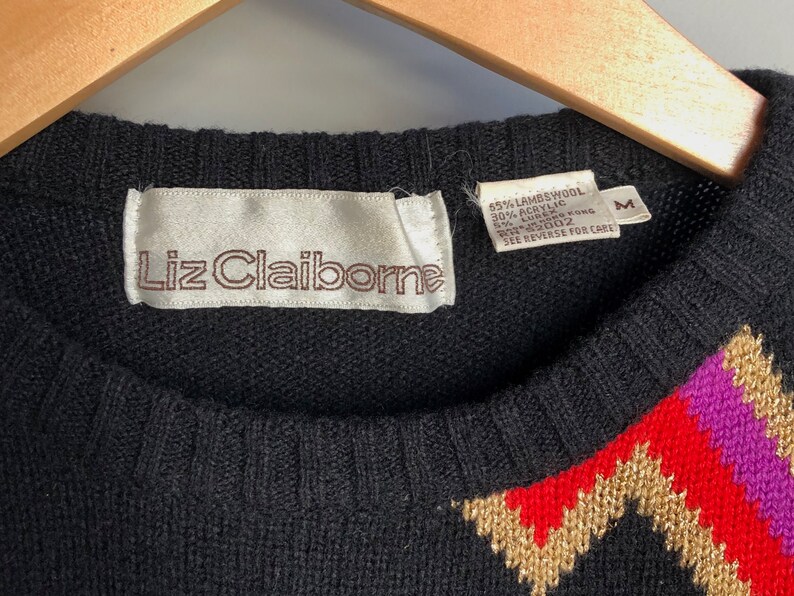 Bowie Vibes Liz Claiborne Youth Sweater Size Med
