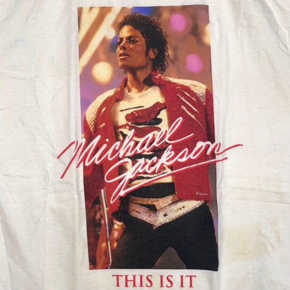 RARE Michael Jackson This is It Tour Tee - image 3