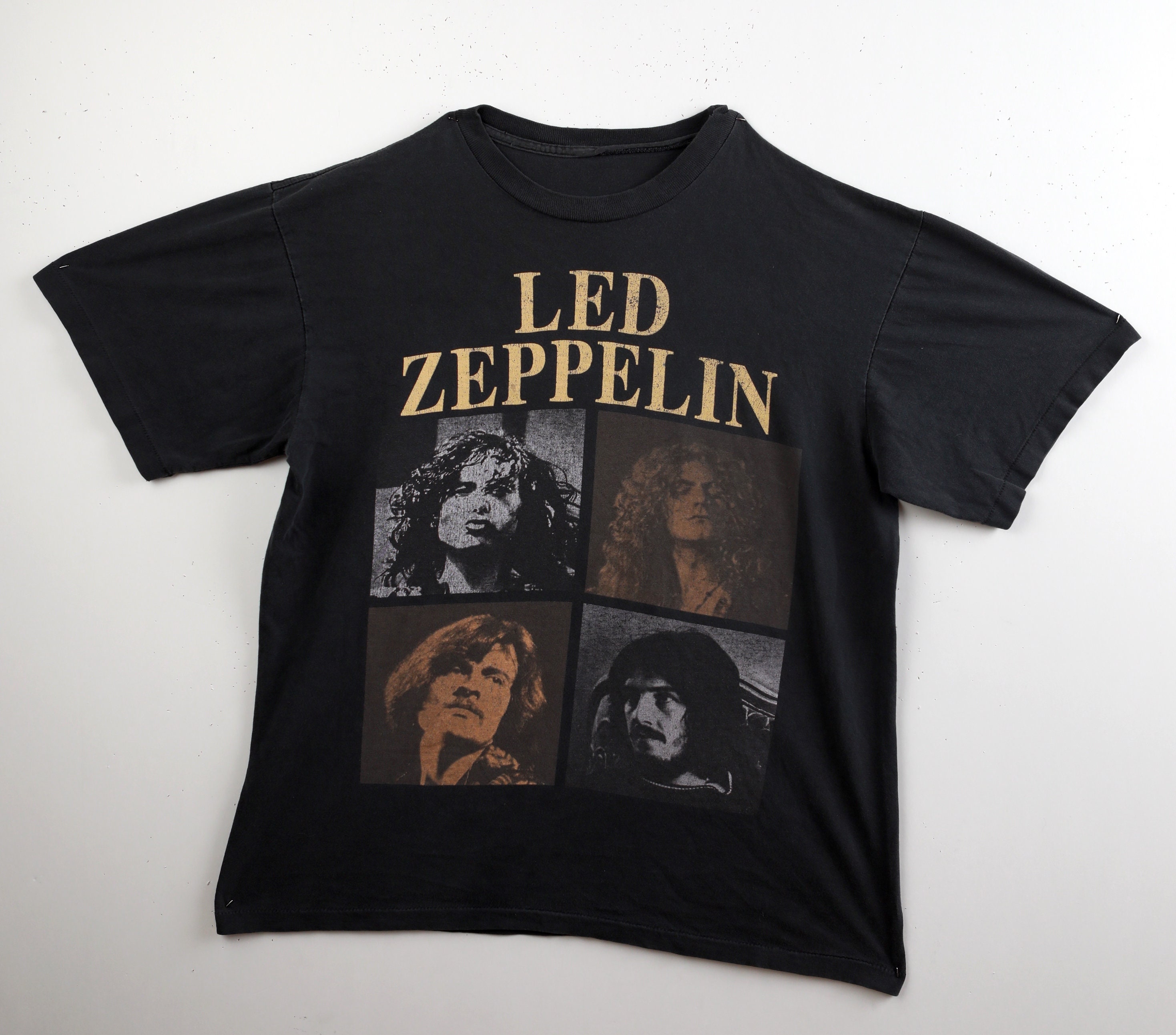 LED ZEPPELIN 1990's Graphic Vintage Concert Tee - Etsy