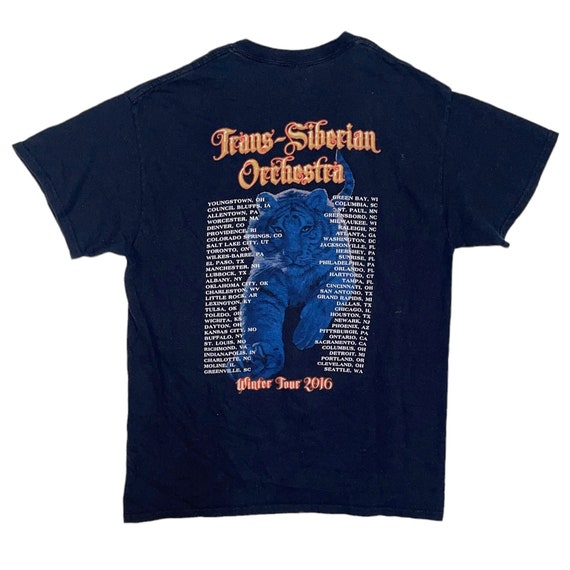 Trans-siberian Orchestra 2016 Authentic Tour Tee - Etsy