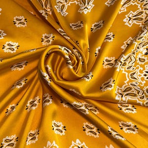 Grand Golden Bandana Printed Scarf