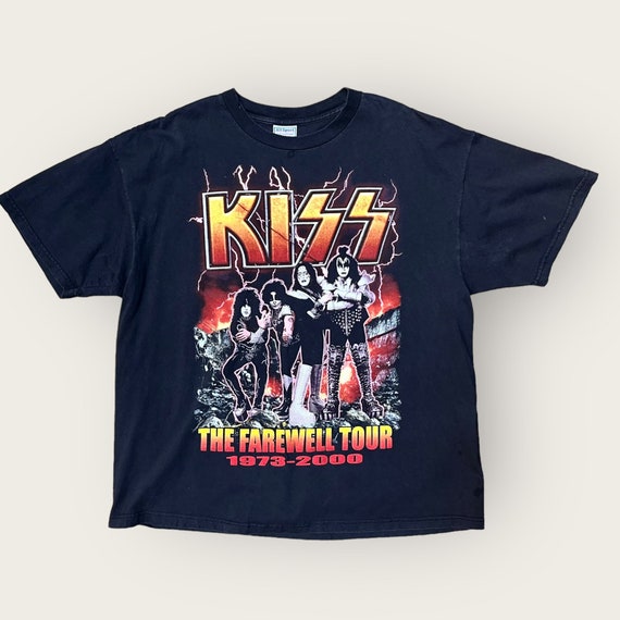 Kiss Farewell Tour Tour Tee 2000 - Etsy Kiss Farewell Tour Tour Tee 2000 - Etsy