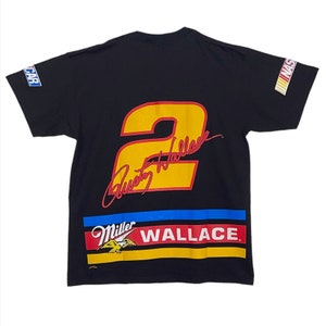 Vintage Rusty Wallace Racing Graphic Tee | Sz XL
