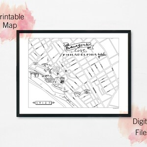 Manayunk Philadelphia Map - Digital Download PDF
