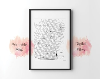 Hoboken Map - Digital Download PDF