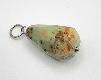 Sage Green Opal Pendant: Handmade Gemstone Jewelry Shimmer Shimmer Sedona Arizona Handcrafted