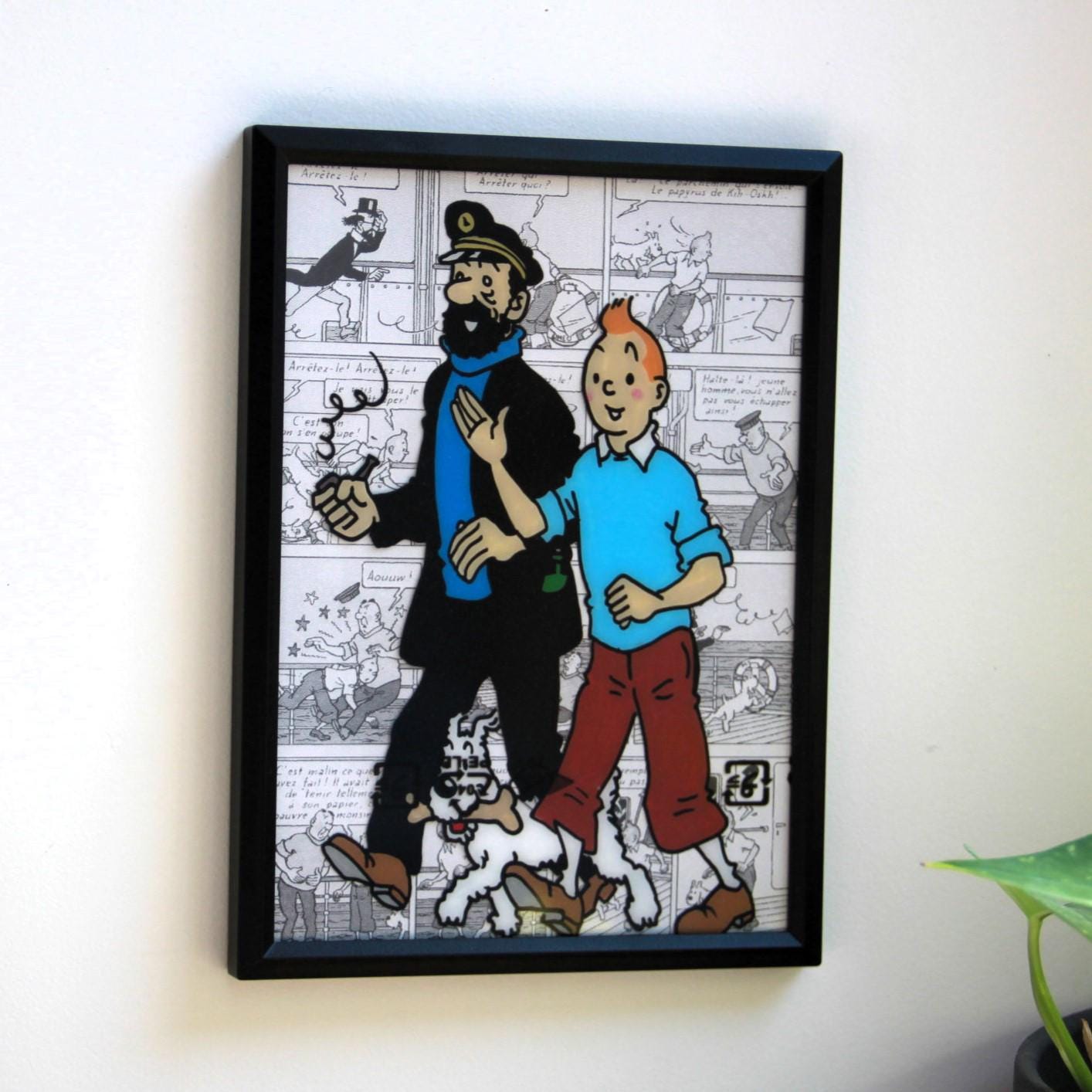 Tintin Frame Wall - Etsy