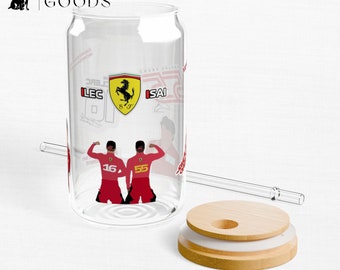 Ferrari Boys Sipper Glass, 16oz