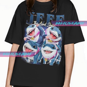 Jeff the Land Shark Shirt, Graphic Tshirt, Graphic Sweatshirt, Y2k, Fans Gift Shirt