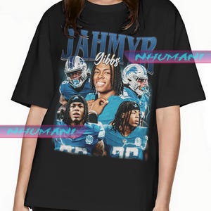 Jahmyr Gibbs-shirt, grafisch T-shirt, grafisch sweatshirt, Y2k, cadeau-shirt fans