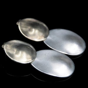 Vintage SMK Danish 925 Sterling Silver Stud Earrings