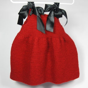 Knitting Patterns for Girls Dresses Children's Knitting Pattern Toddler Knitting Patterns Baby Gifts Holiday Dress Knitting Pattern via PDF image 3