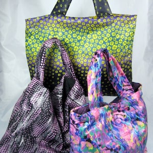 Easy Tote Bag Sewing Patterns Hobo Bag Sewing Patterns Tote Bag Sewing Patterns Tote Patterns Tote Sewing Pattern Gym Bag Pattern  via PDF
