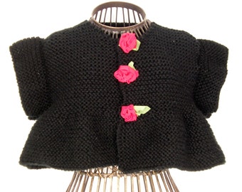 Girls Knitting Patterns Toddler Girls Knitting Patterns Shrug Knitting Patterns Sizes 2-3 Yrs Sweater Knitting Pattern for Girls via PDF