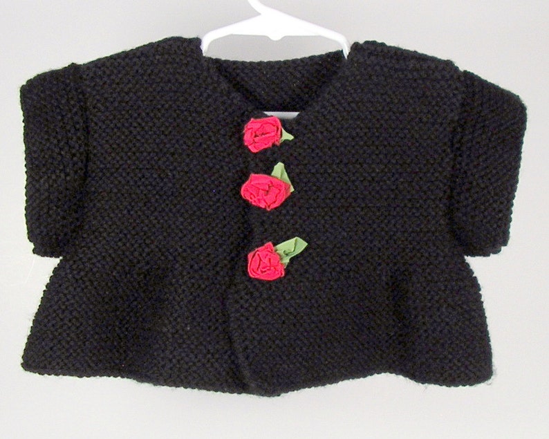 Girls Knitting Patterns Toddler Girls Knitting Patterns Shrug Knitting Patterns Sizes 2-3 Yrs Sweater Knitting Pattern for Girls via PDF image 3