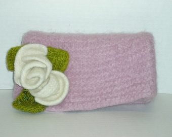 Felted Knitting Patterns Felted Clutch Bag Knitting Patterns Felted  Flower Pattern Included Quick Felting Pattern Quick Gifts Knitted Gifts