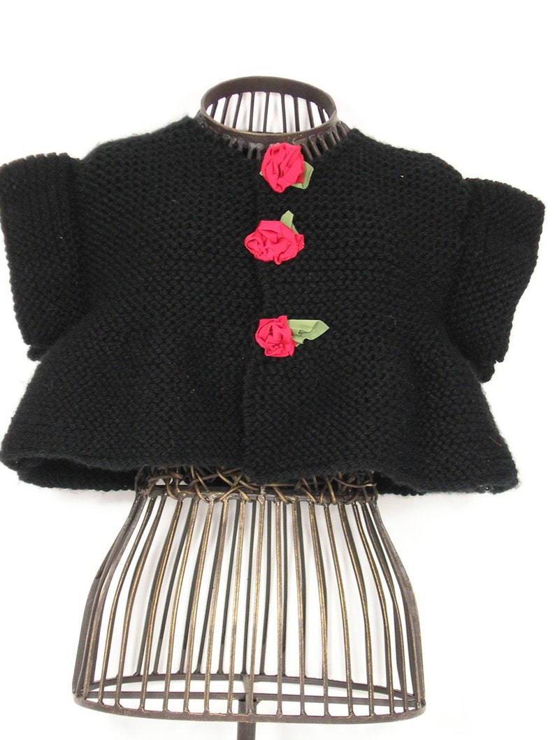 Girls Knitting Patterns Toddler Girls Knitting Patterns Shrug Knitting Patterns Sizes 2-3 Yrs Sweater Knitting Pattern for Girls via PDF image 2