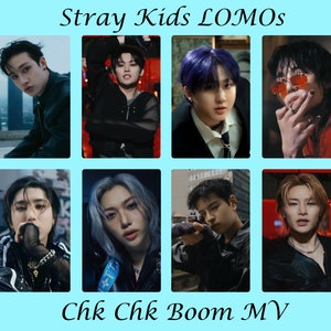 Stray Kids „Chk Chk Boom” MV Photocards | Fanmade Lomos | OT8
