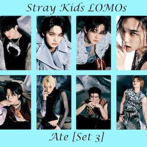 Stray Kids ATE Fotokarten [Set 3] | Fanmade Lomos | OT8