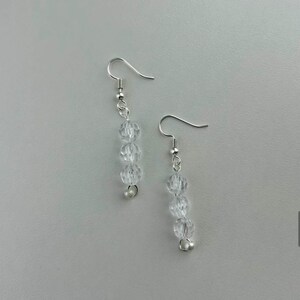 Orecchini in argento + cristallo