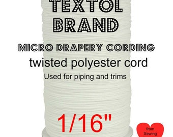 1 16 Piping Cording Polyester Baby Piping Cord Or Etsy
