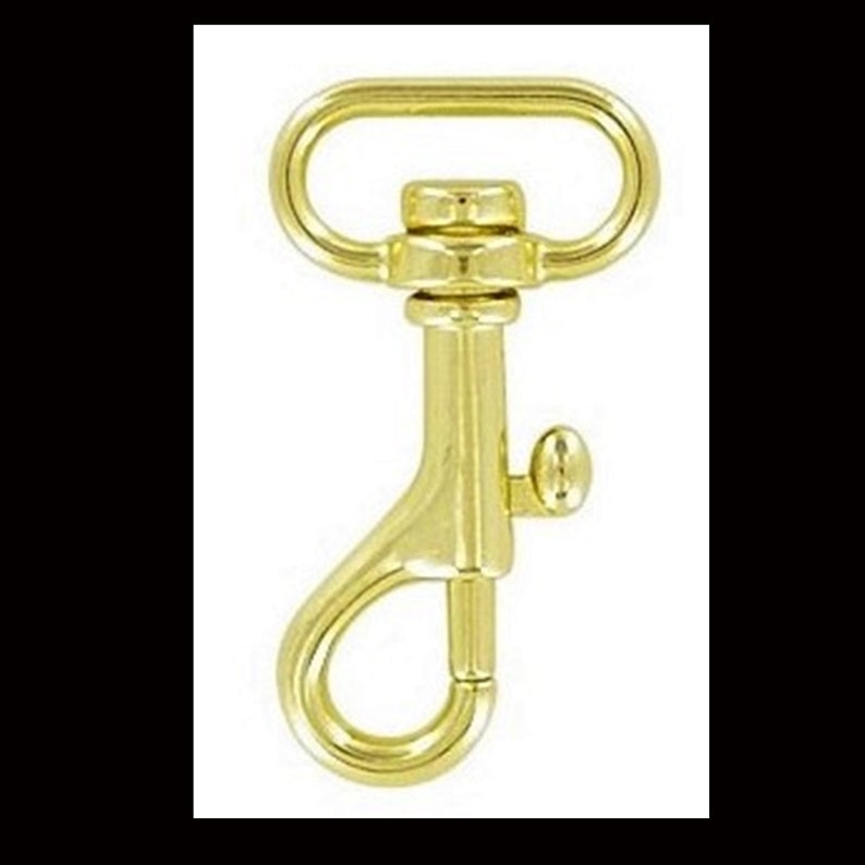 10 Purse Strap Clip 3/4 Swivel Snap Hook Nickel or Etsy