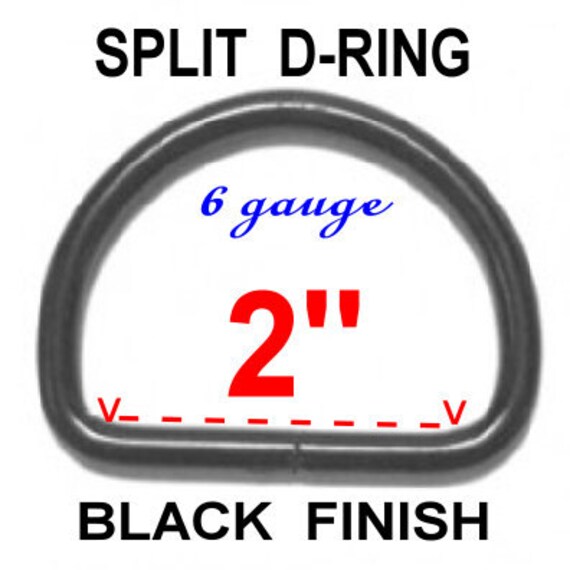 6 or 10 PIECES 2 Split D Rings 50.8mm Heavy Duty Etsy