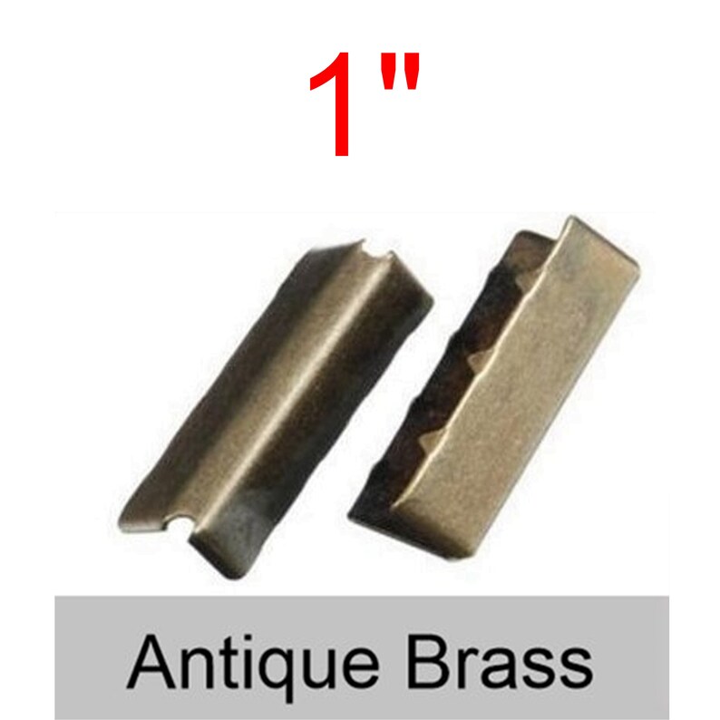 100 Pieces 1 Metal Belt End Tip Your Choice of Etsy