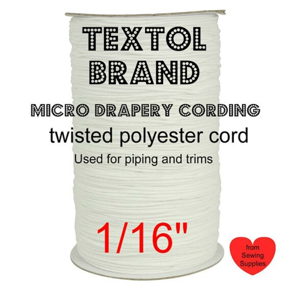 10 Or 20 Yard Hank 1 16 Snow White Polyester Micro Etsy