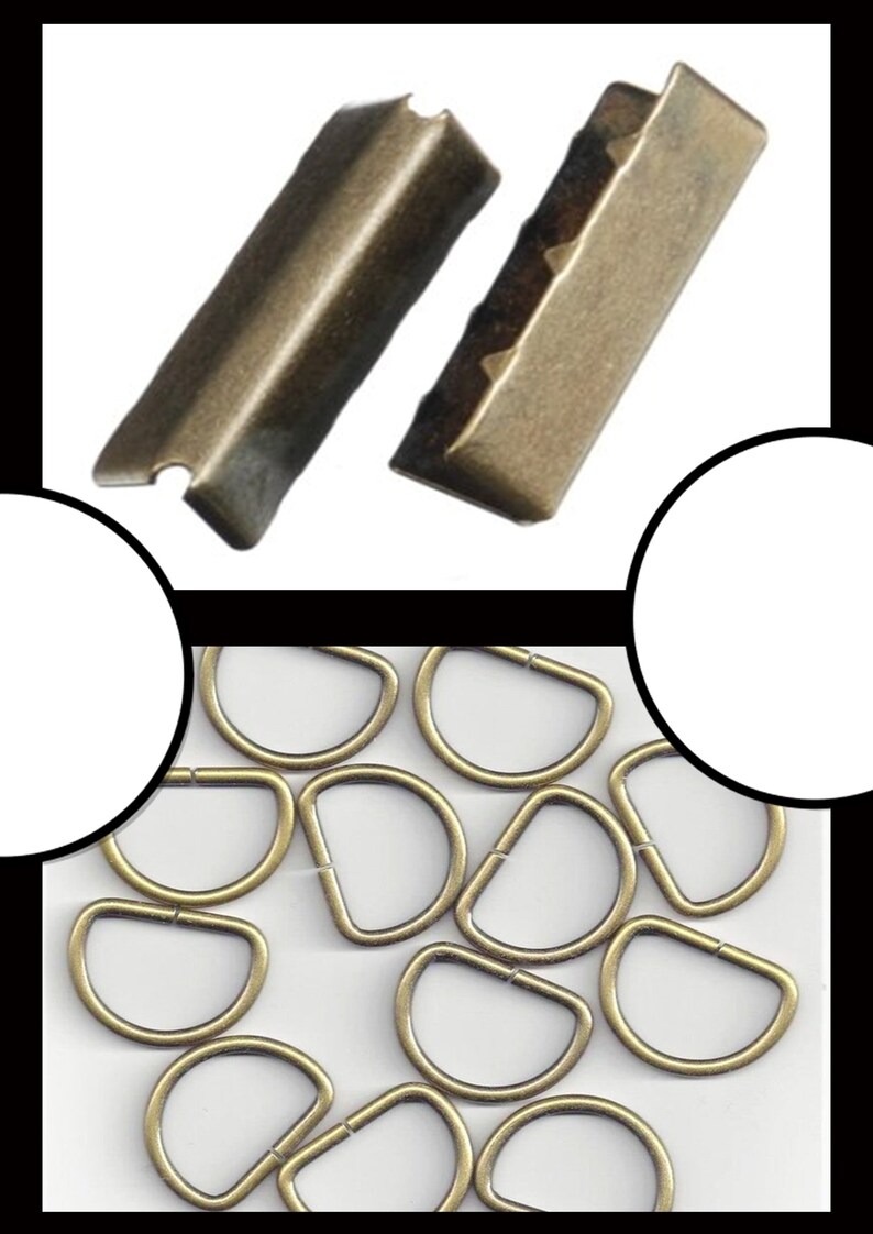 10 SETS 1 D Ring Belt Metal Hardware Kit 20 Drings Etsy