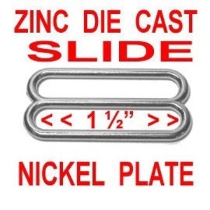 10 PIECES 1 1/2 METAL ZINC Tri-bar Strap Adjuster Nickel or Brass Plate, Black or Antique Brass Buckle Purse Strap Adjuster 1.5 image 6