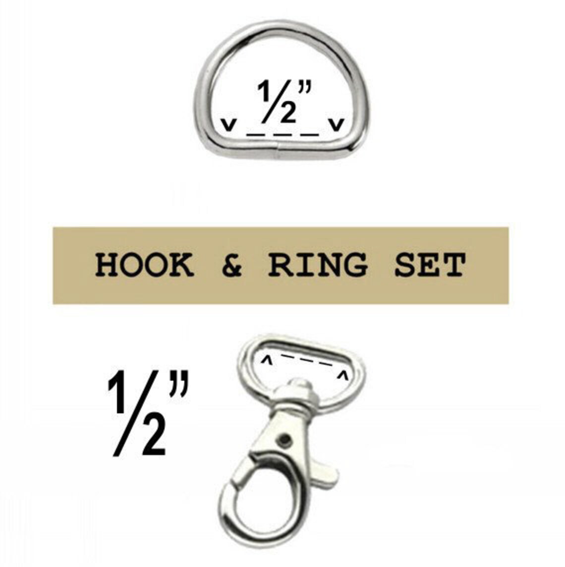 10 SETS 1/2 WRISTLET Hardware Purse Strap Clip 1/2 Etsy