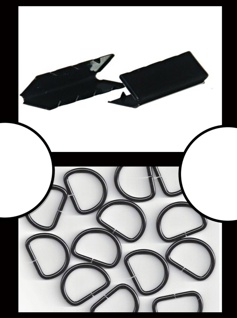 10 SETS 1 D Ring Belt Metal Hardware Kit 20 Drings Etsy
