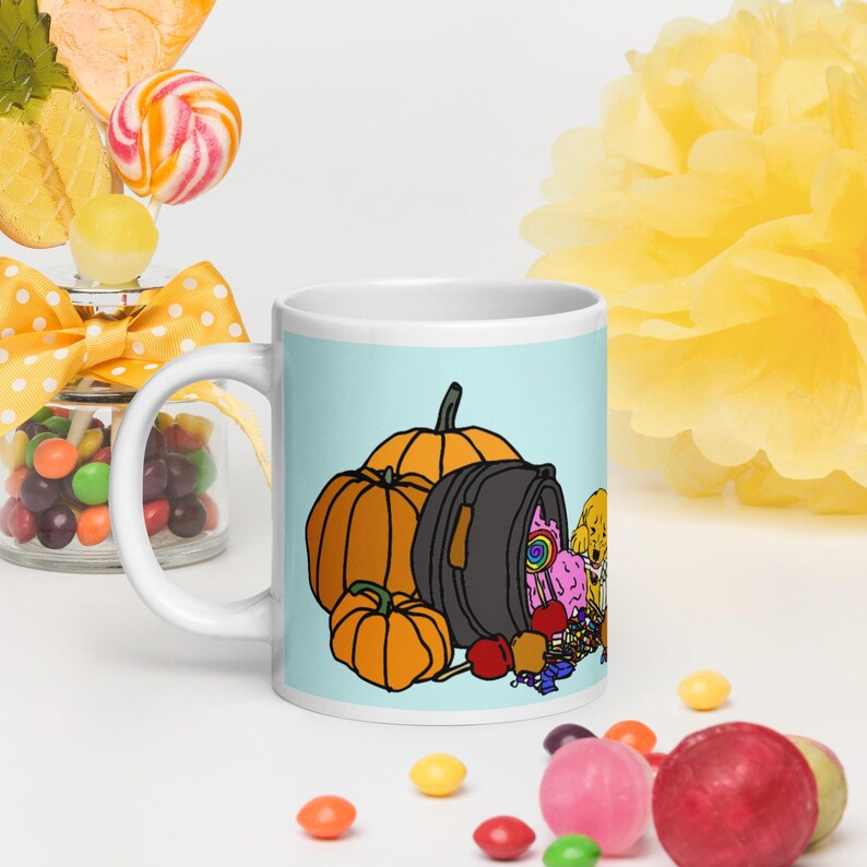 Candy Cauldron With Puppies and Kitten Mug Etsy