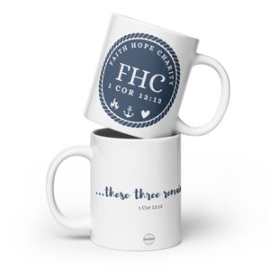Faith Hope and Charity Mug