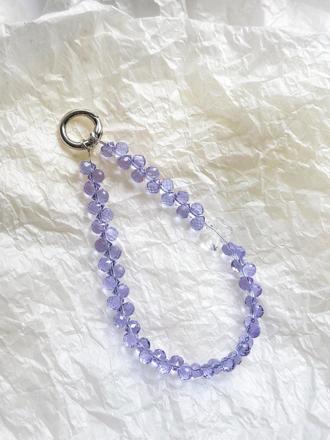 Boho Crystal Phone Charm