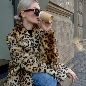 Winter coat, vintage warm fur luxury coats, woman fur jacket, womans oversized long coat, luxury gift coat, winter clothing, fur coat woman