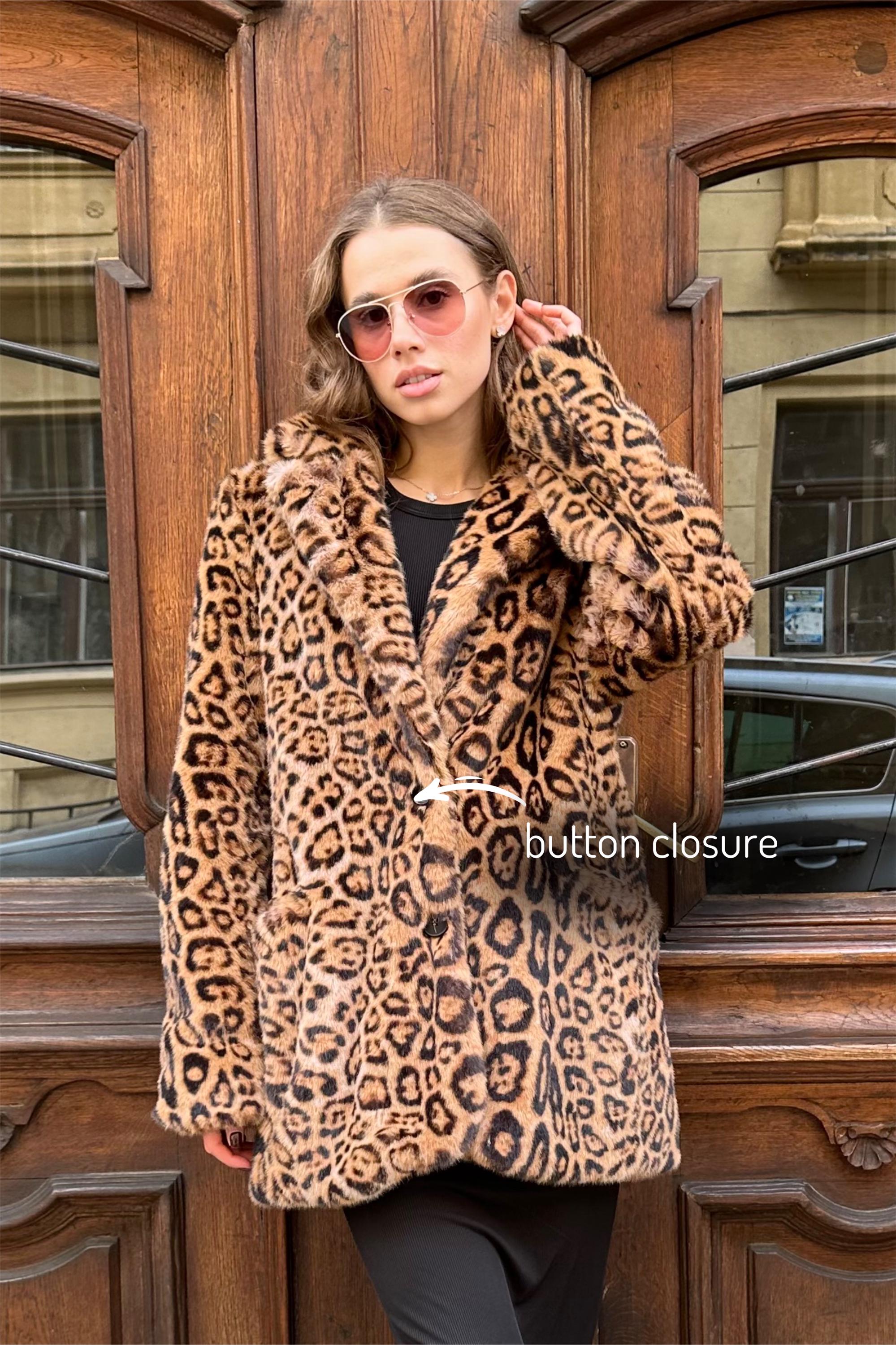 DIANTE★PREMIUM ECO FUR JACKET Classic Chinchilla Fur Jacket
