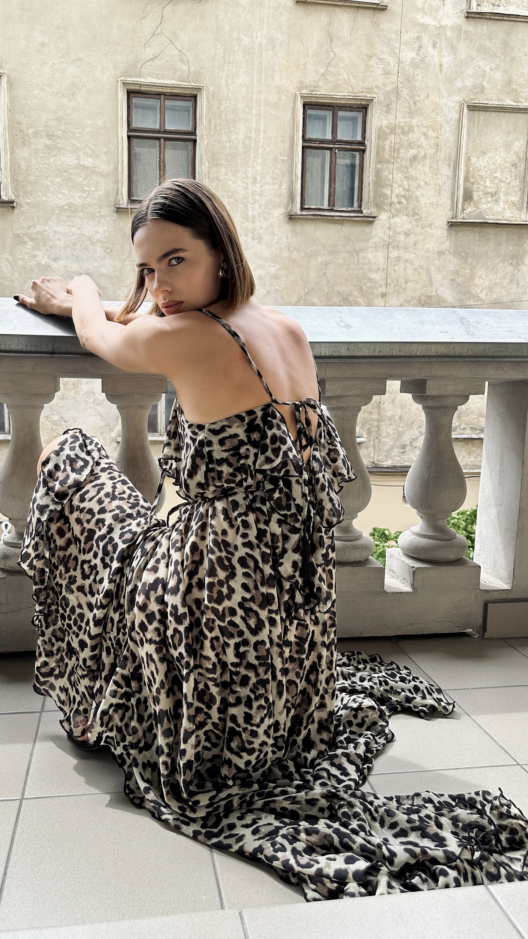 animal print bodycon dress topshop TOPSHOP sale LEOPARD PRINT CUT OUT BODYCON PARTY DRESS SIZE UK 14 16