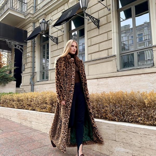 Abrigo de invierno vintage, abrigo de piel de lujo, abrigo de piel de invierno, abrigo extragrande, chaqueta de piel para mujer, regalo de piel de lujo, abrigos largos, ropa de invierno para mujer