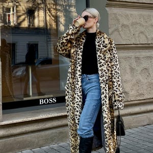 Winter coat, vintage warm fur luxury coats, woman fur jacket, womans oversized long coat, luxury gift coat, winter clothing, fur coat woman